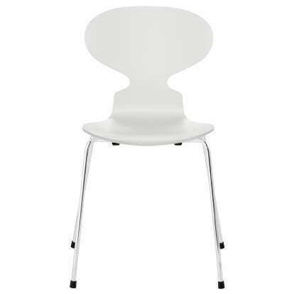 Ant Chair 3101, Lacquer, White, Chrome