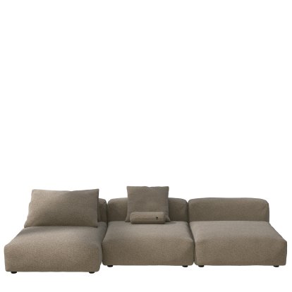 Vetsak Sofa Set 4, Loop loop - Taupe, With cushions