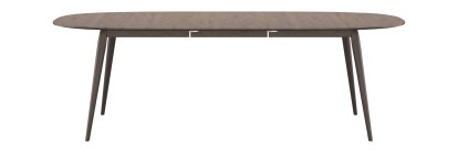 PLAYdinner Lamé, Smoked oak, L 180-230 cm