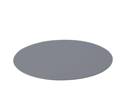Felt Coasters for Componibili, 1, Rund, ø 40 cm, 028 light grey uni