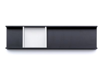 Tray Meterware, Deep (5 cm), deep black, Deep (4,5 cm), signal white