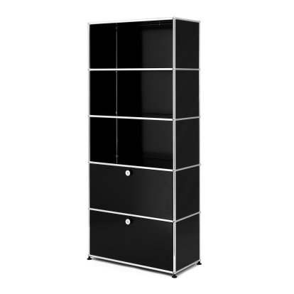 USM Haller Storage Unit with 2 Drop-down Doors