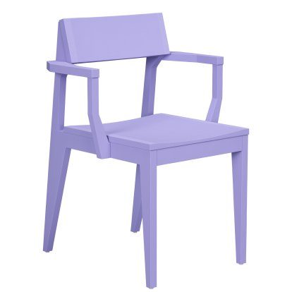 Schulz Armchair, Unupholstered, Lilac ash