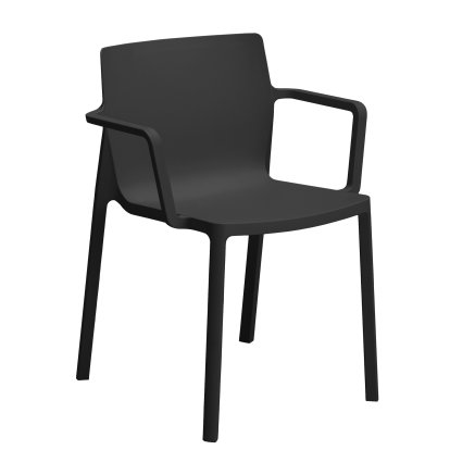 LP Chair – Recycled, With armrests, Graphit