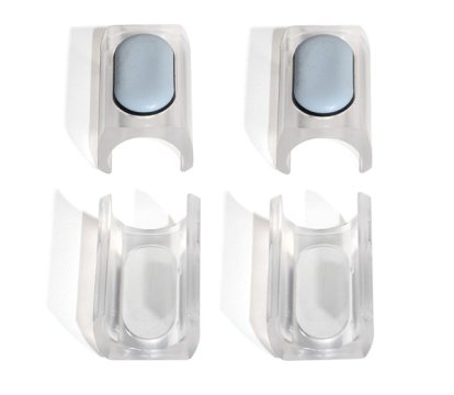 Glides for Tecta Cantilever Chairs (Set of 4), 4 x Round Tube