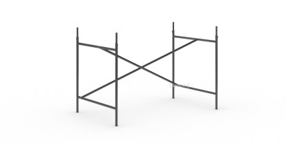 Eiermann 1 Table Frame , Black, Offset, 110 x 66 cm, With extension (height 72-85 cm)