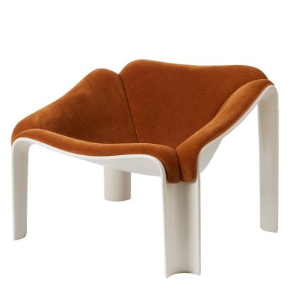 F300 Lounge Chair, Alabaster white, Dedar - Alpaka Alto