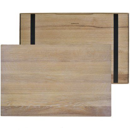 Wooden Overlay for USM Haller Shelves, size M, 75 cm x 50 cm, Oak, white oiled