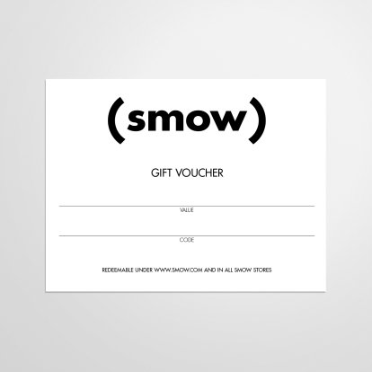 smow Gift Certificate, 100 EUR, PDF voucher via e-mail, English