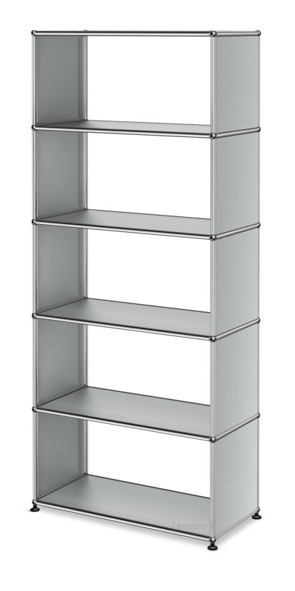 USM Haller Storage Unit without Rear Panels, USM matte silver