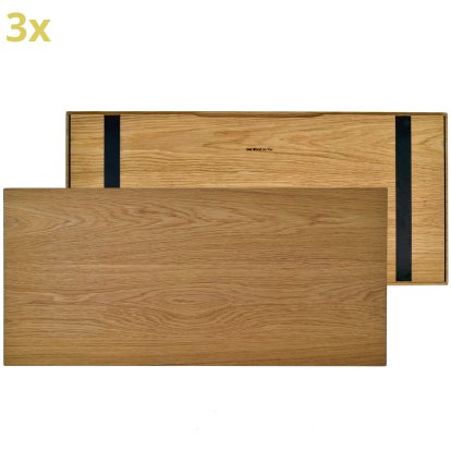 Wooden Overlay for USM Haller Shelves, size XL, 75 cm x 35 cm, Oak, naturally oiled