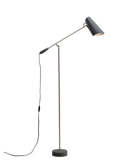 Birdy Floor Lamp, Grey/steel