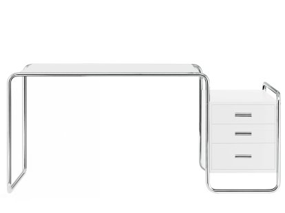S 285/1 - S 285/2, Ash pure white, open-pored lacquered, S 285/1: 1 large darwer unit inside, right