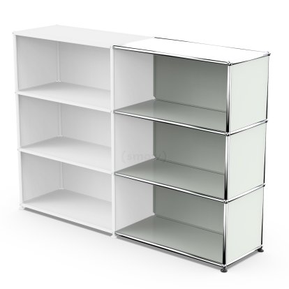 USM Haller Extension Kit Horizontal 3, Light grey RAL 7035, 35 cm