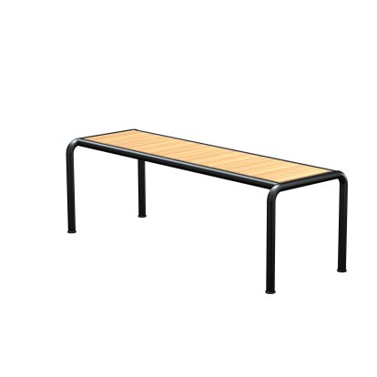 Avanti Bench, 48 x 129,5 cm, Black, Pine