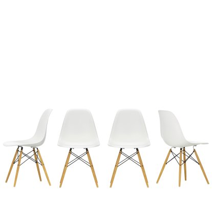 Details Vitra Eames Plastic Sidechair DSW Promotion Set of 4 Eames Plastic Sidechair DSW Promotion Set of 4