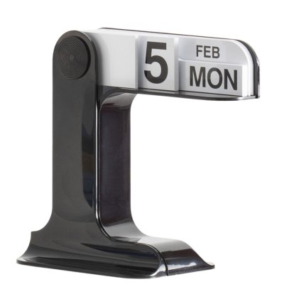 Timor Desk Calendar, Black