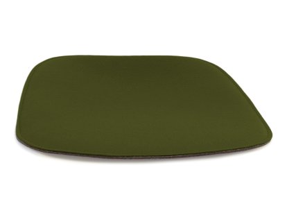 Seat Pad for Eames Armchairs, With upholstery, Dark olive