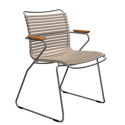 Click Chair, With armrests, Beige