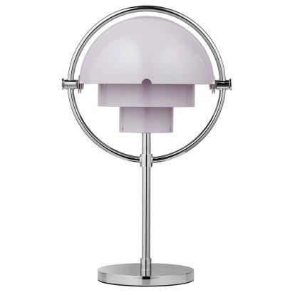 Multi-Light Rechargeable Lamp, Pale lilac / chrome