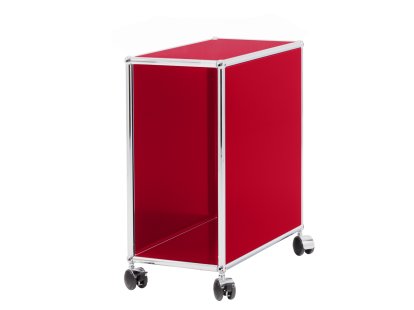 USM Haller Computer Trolley, USM ruby red