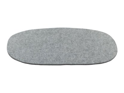 Seat Pad for Panton Chair, With upholstery, Light grey melange (cool)