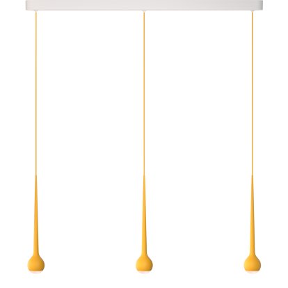 Falling Sun Pendant Lamp, Sun Orange, 3 shades