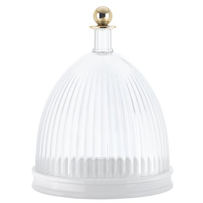 Details Kartell La Coupole Storage Bell La Coupole Storage Bell, Transparent/white