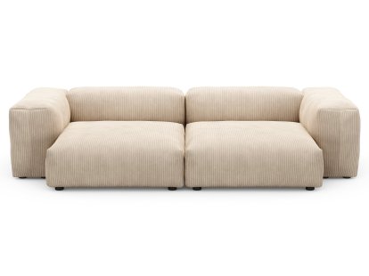 Two Seat Sofa L, Cord velours - Sand