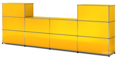 USM Haller Counter Type 3, Golden yellow RAL 1004, 35 cm