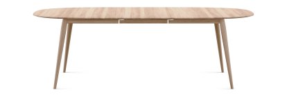 PLAYdinner Lamé, White oiled oak, L 180-230 cm