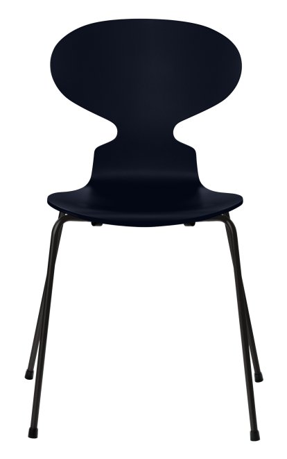 Ant Chair 3101 New Colours, Lacquer, Midnight blue, Black