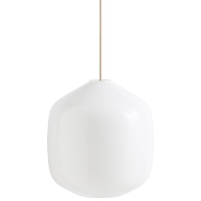 Buoy Glass Pendant Lamp, Ø 30 cm, Beton grey