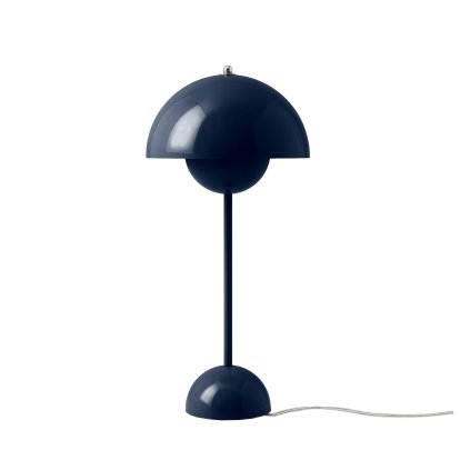 Flowerpot VP3 Table lamp, Steel blue