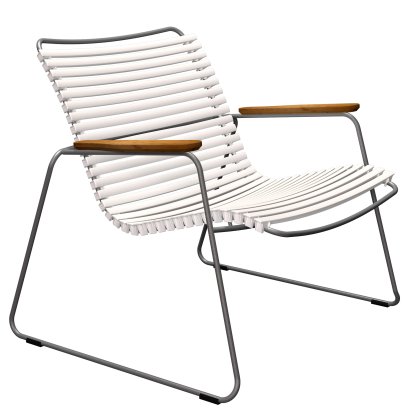 Click Roomy Lounge Chair, Muted White