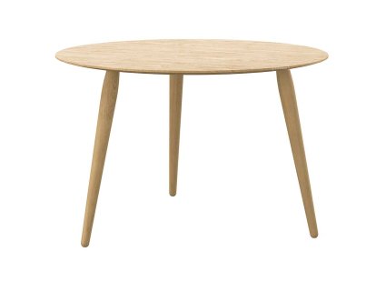 PLAYround Wood, White oiled oak, ø 75 cm, White oiled oak, 50 cm