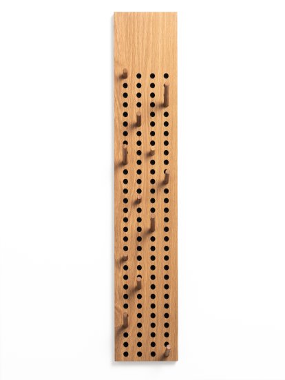 Scoreboard, Vertical, Natural oak