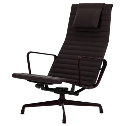 Aluminium Group EA 124, Aluminium powder coated dark-bordeaux, Leather (Standard), Plum