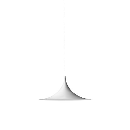 Semi Pendant Light, Ø 30 cm, White, matt