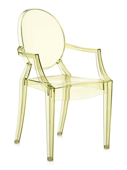 Louis Ghost Promotion Set of 4, Transparent-Yellow