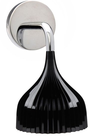 É, Wall lamp, Opaque, Black