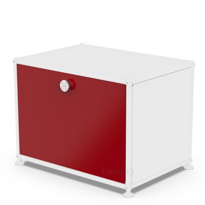 USM Haller Drop-down Door for USM Haller Shelves, 50 cm x 35 cm, USM ruby red