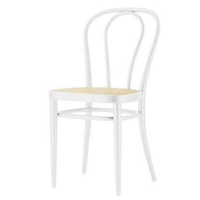Details Thonet 218 / 218 M Chair 218 / 218 M Chair, White varnished beech, Cane-work (with supporting mesh underneath seat)