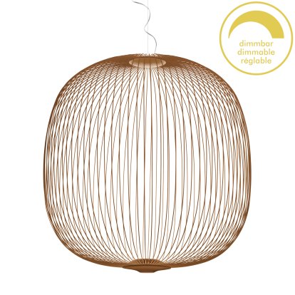 Spokes, Ø70 cm, Copper, Dimmable