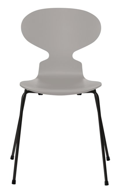 Ant Chair 3101 New Colours, Lacquer, Nine grey, Black