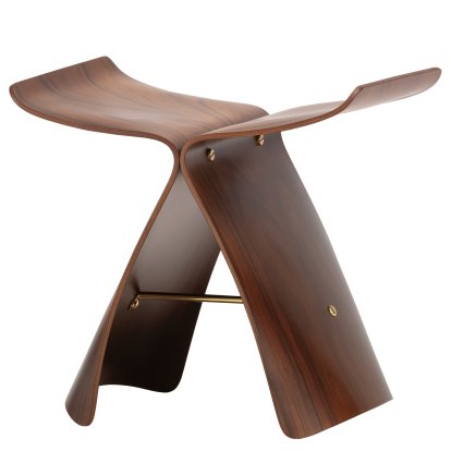 Details Vitra Butterfly Stool Butterfly Stool, Santos Palisander