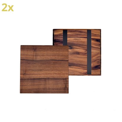 Wooden Overlay for USM Haller Shelves, Size L, 35 cm x 35 cm, American walnut