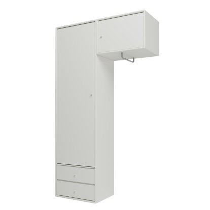 Attire II Wardrobe, Nordic, Suspension rail