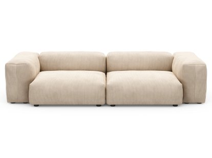 Two Seat Sofa M, Cord velours - Sand