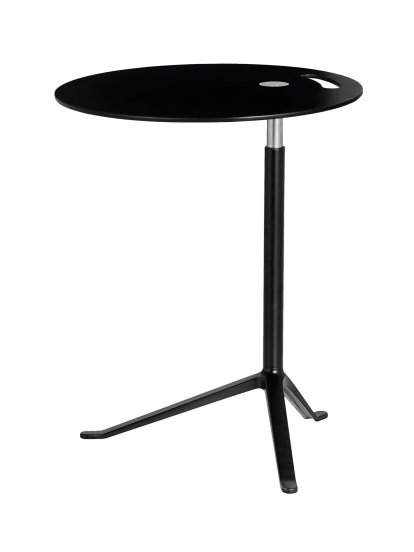 Little Friend, Height adjustable, Black table top/frame